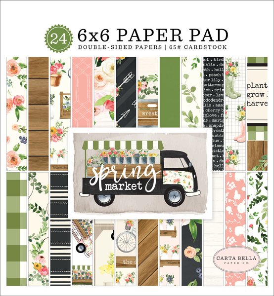 CBSM80023 Spring Market 6x6 Paper Pad