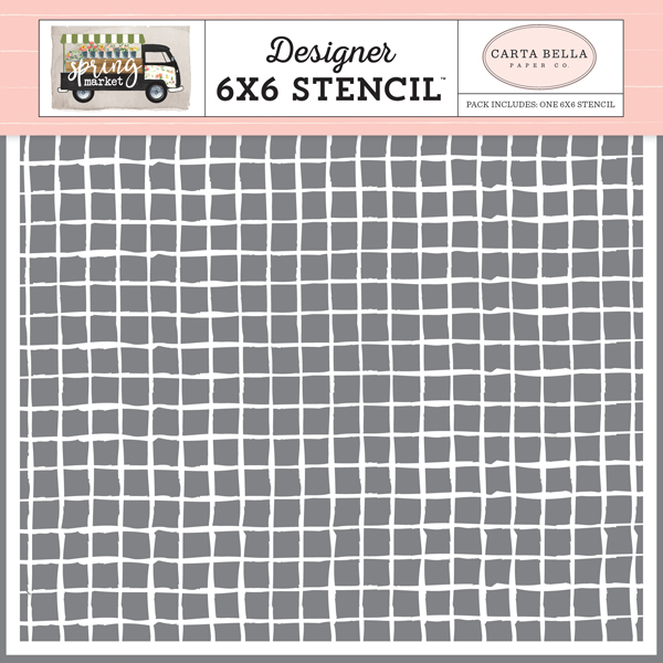 CBSM80033 Wire Basket Stencil