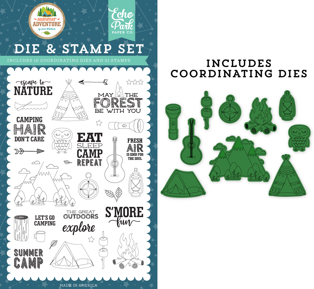 SA180045 Escape To Nature Die Stamp Set