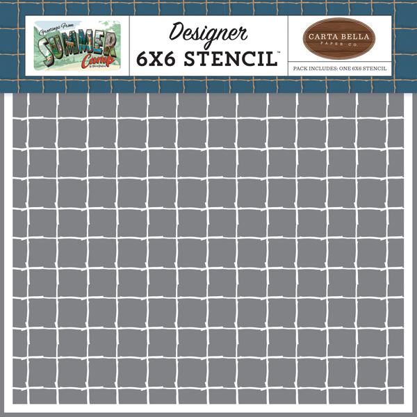 CBSC119033 Stick Grid Stencil