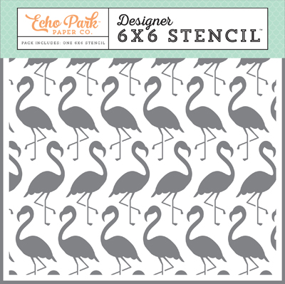DR126033 Flamingo Stencil