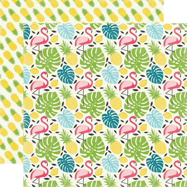 SF125009 Flamingo & Palm