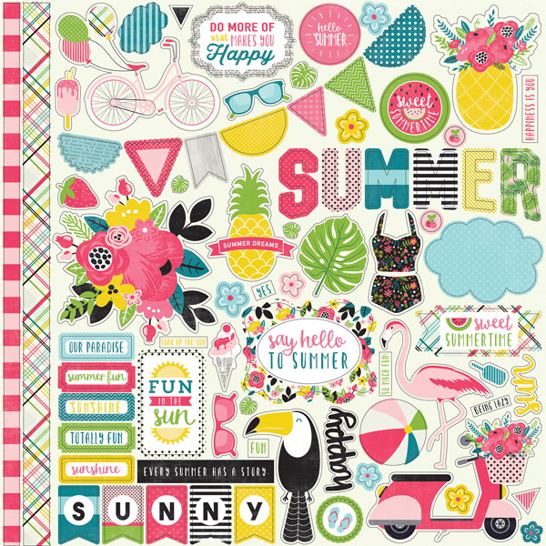 SF125014 Summer Fun Element Sticker