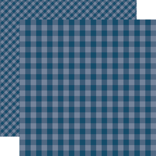 GH18020 Deep Blue Sea Gingham