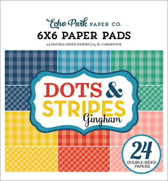 GH18026 Summer Gingham 6x6 Paper Pad
