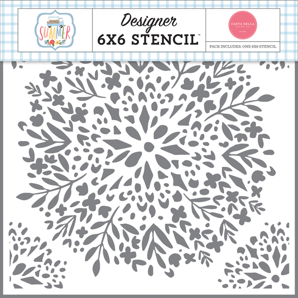 CBS133034 Floral Bunch Stencil
