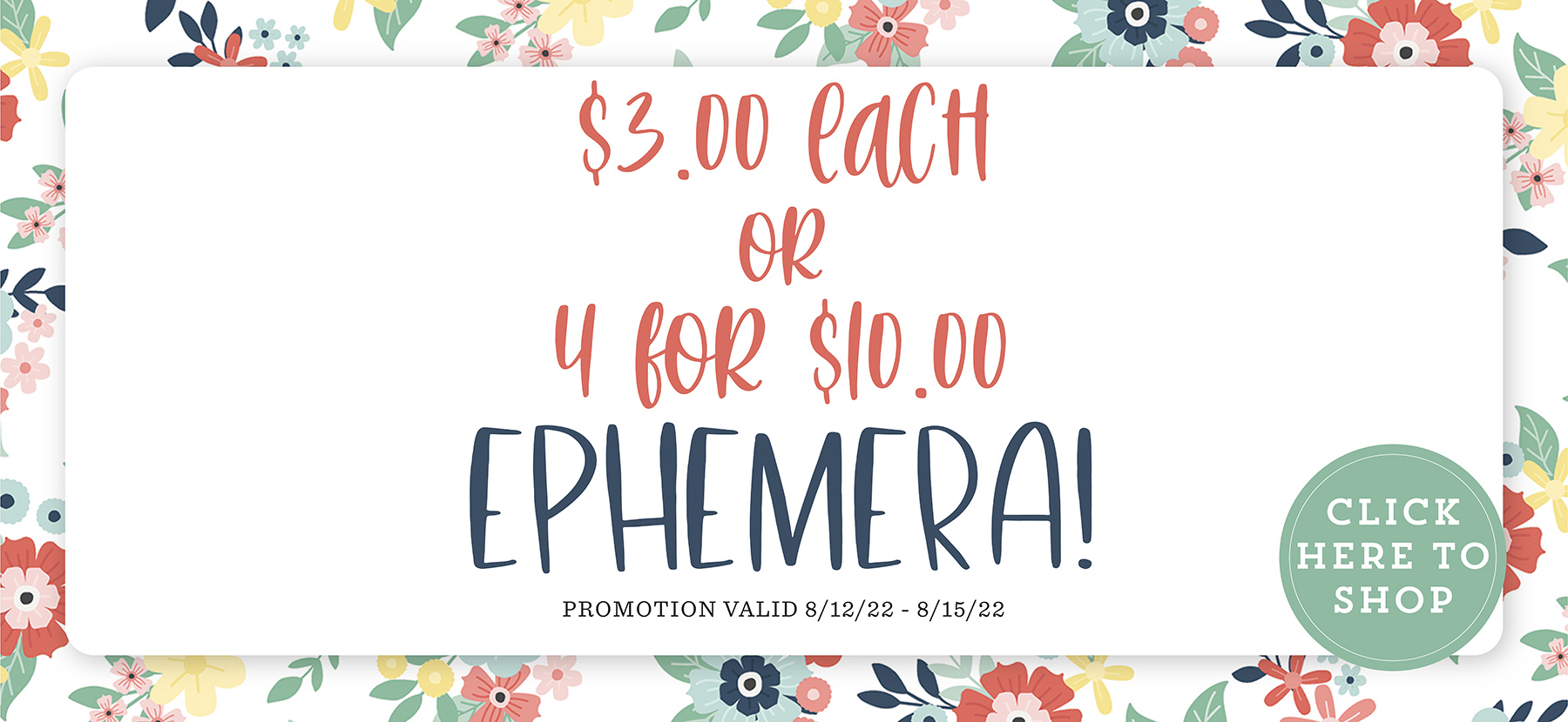 Ephemera Sale