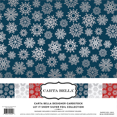 Let It Snow Silver Foil