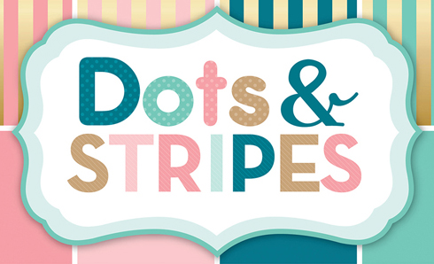 Dots Stripes Gold Foil