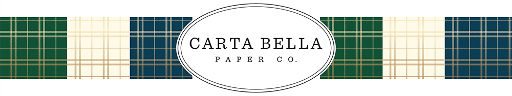 Carta Bella Holiday Plaid Gold Foil