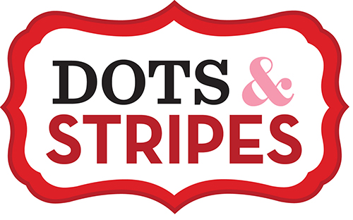 Winter Dots & Stripes Silver Foil