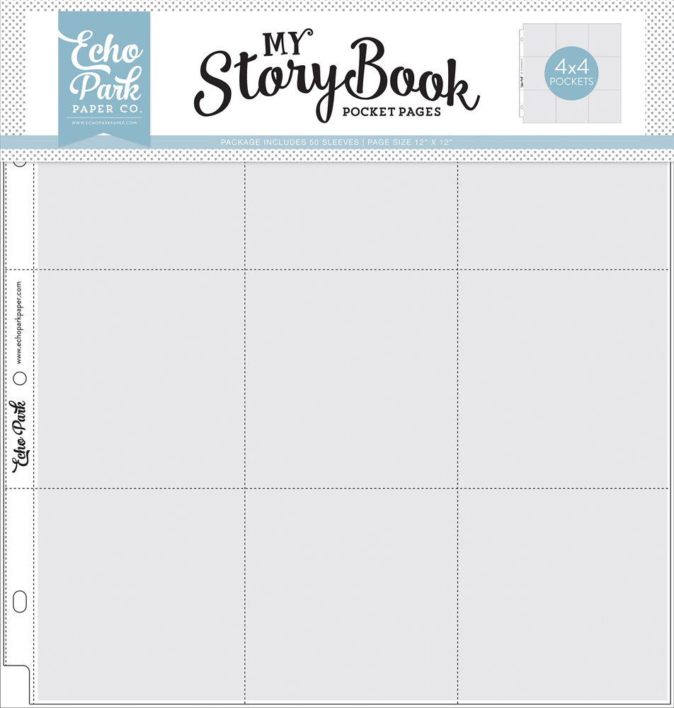 MSBPP1208Y 12X12 Pocket Page -4X4 Pocket