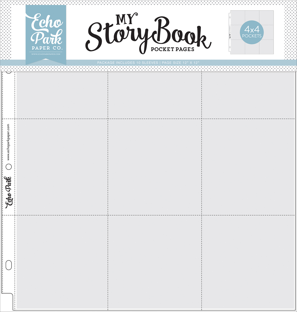 MSBPP1208 12X12 Pocket Page -4X4 Pocket